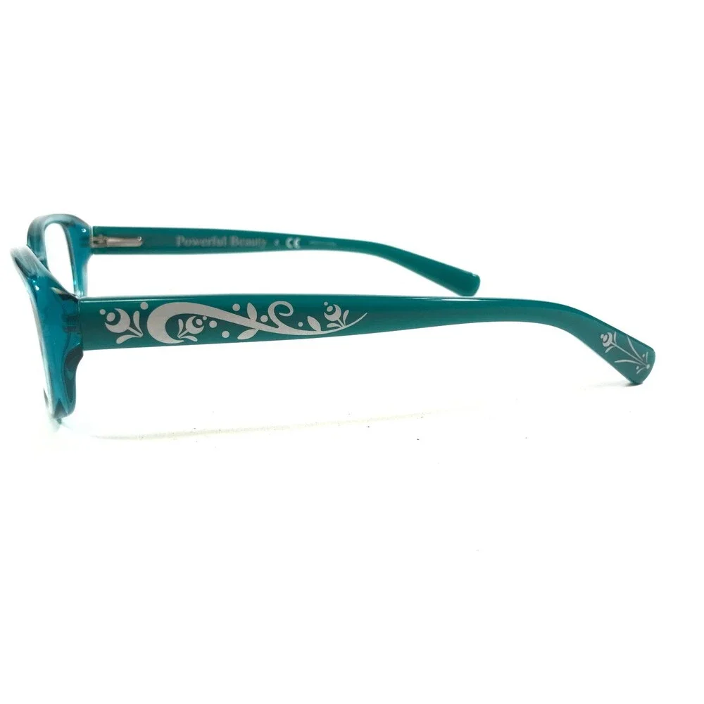 Disney Kids Eyeglasses Frames 3E 2006 1573 Clear Blue Cat Eye Frozen 46-15-125 - Picture 7 of 12